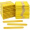 CraftySticks Colored Wood Craft Sticks 4.5 Inch, Red Orange Yellow Green Blue Purple White Black Pink Brown Popsicle Sticks
